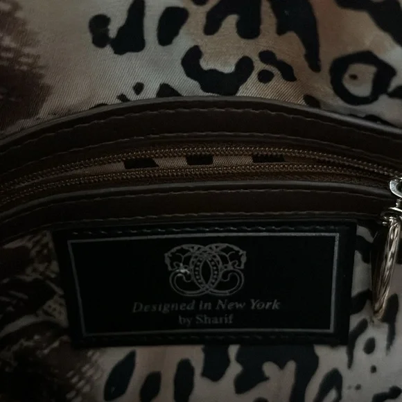 Lifestyle by Sharif Rose Gold Floral and Woven Women's Shoulder Bag - Picture 7 of 7